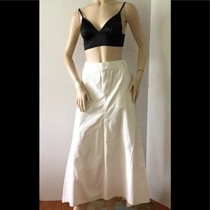Diesel Ivory long Textured Skirt. Size 31 and 29